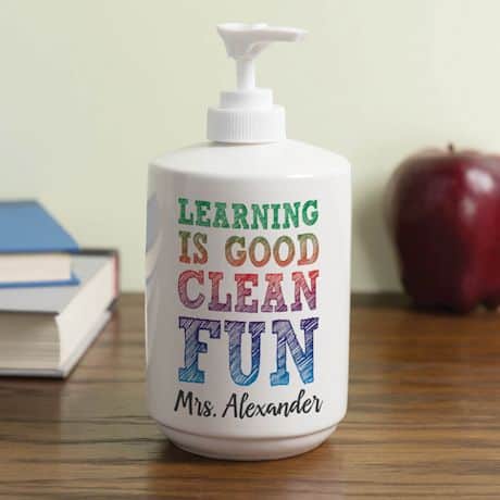 Personalized Learning Is Good Clean Fun Hand Sanitizer/Soap Dispenser