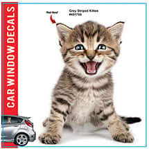 Alternate image Cat Car-Window Cling