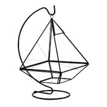 Alternate image Hanging Glass Terrarium with Stand - Black
