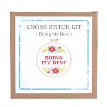 Alternate image Sarcastic Cross Stitch Kit - Doing My Best