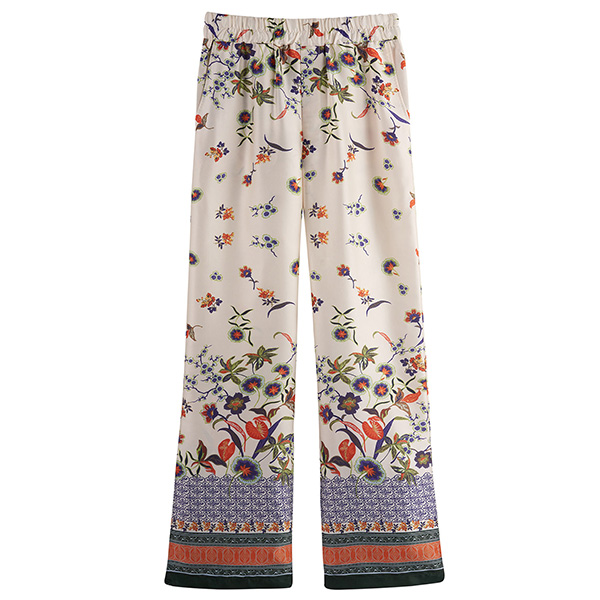 Floral Kimono Pants - Women's Wide Leg Lounge Pants | Signals