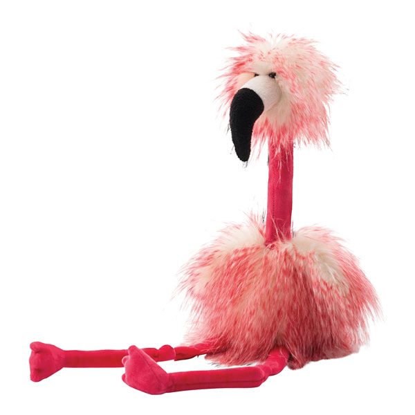 large flamingo stuffed animal