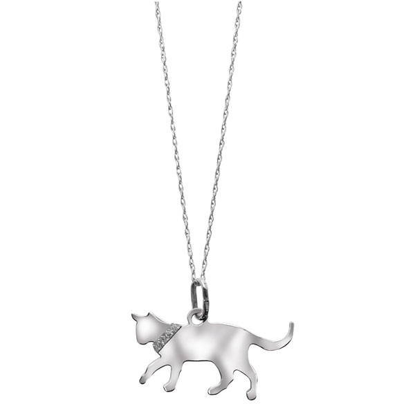 Sterling Silver Cat Breed Necklace at Signals | HX2262