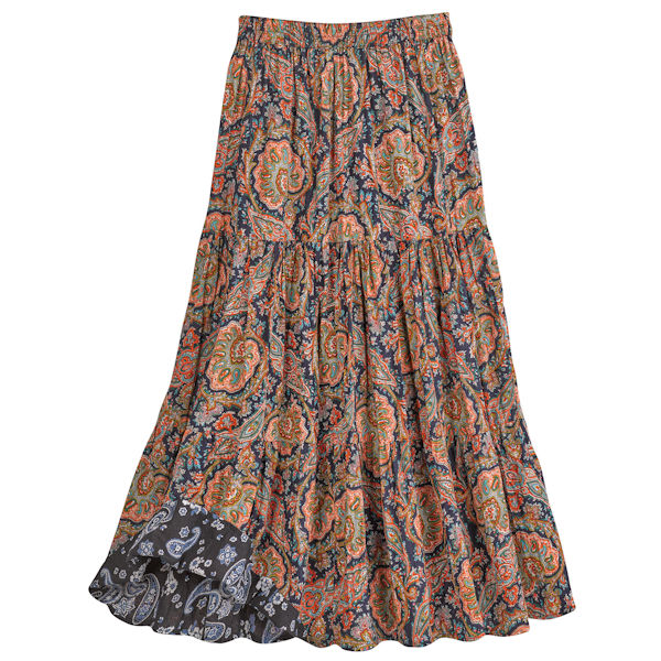 Traditionel lure kaos Paisley Reversible Broomstick Skirt | Signals