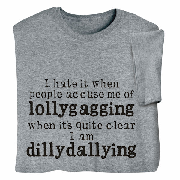 Lollygag funny word design