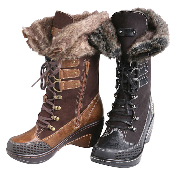 Nordic Fur-Lined Tall Boot | Signals 