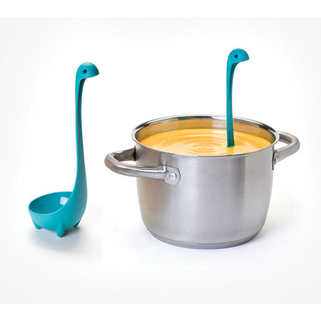 1/2/3 PCS Nessie Soup Ladle Colander Spoon for Cooking Kitchen