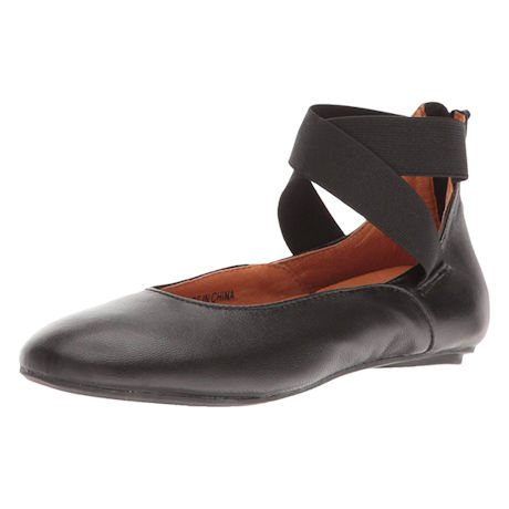 Leather Ballet Flats - with Zipper Close | Signals