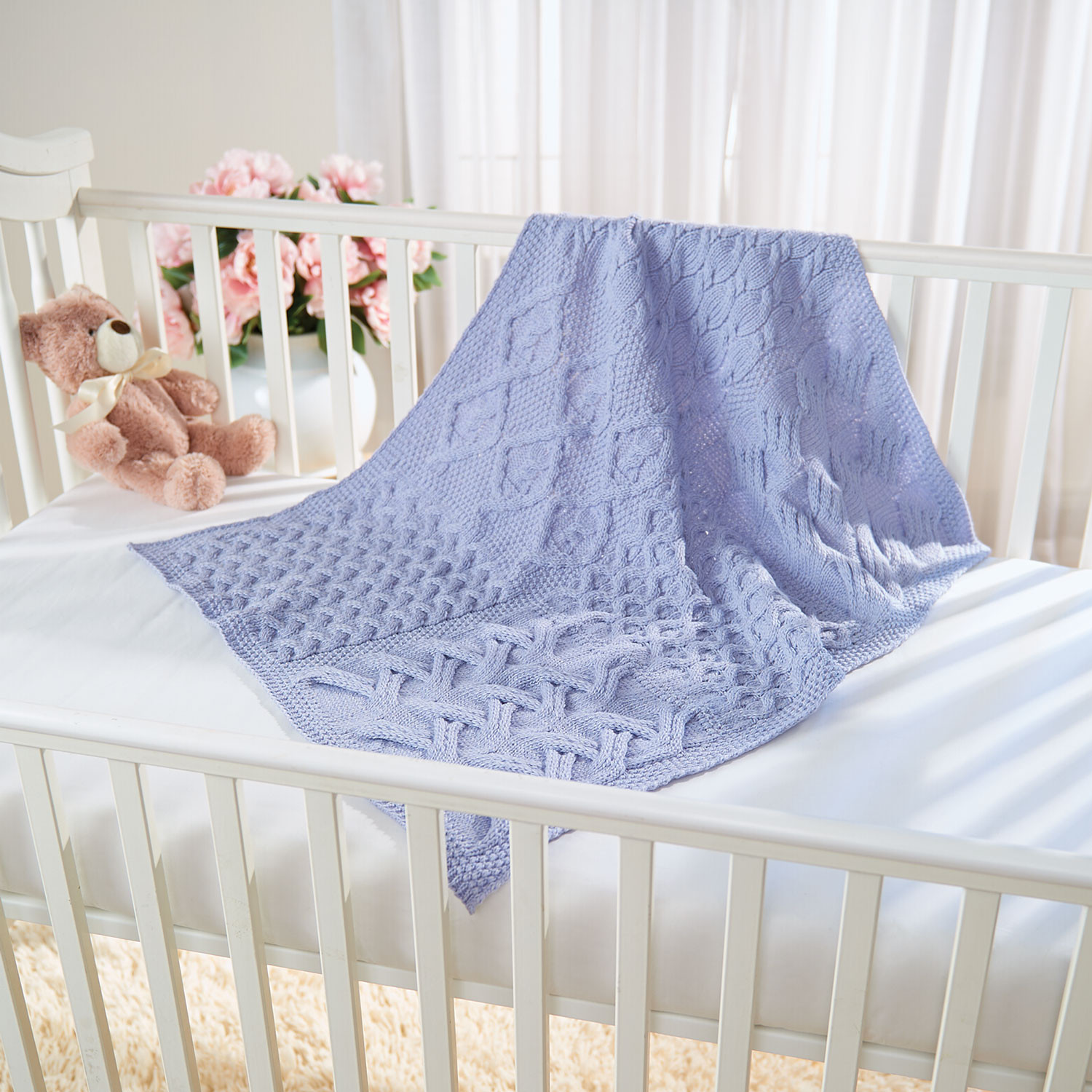 Irish Merino Baby Blanket | Signals | HY5766