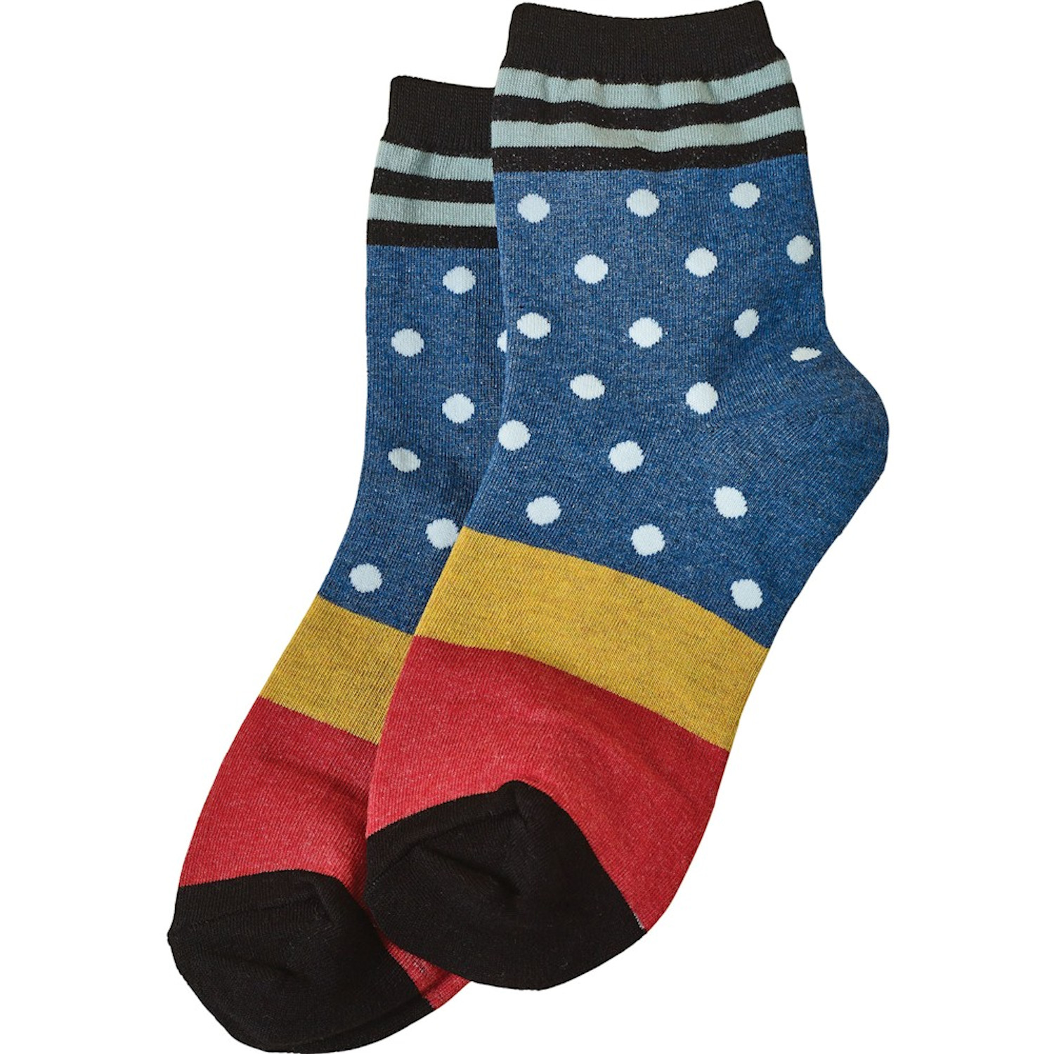Dots 'N Stripes Socks | 1 Review | 4 Stars | Signals | LF6472