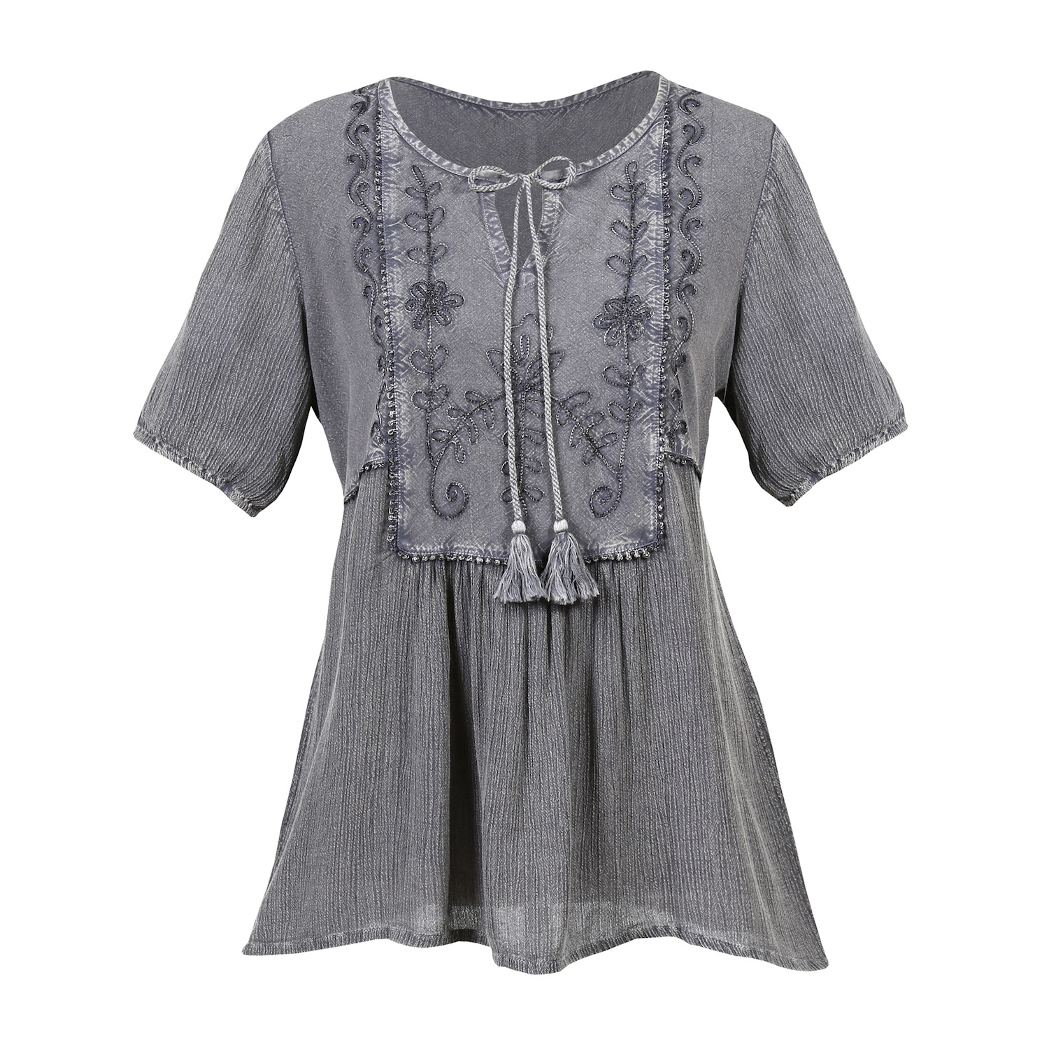 Women's Peasant Blouse Tunic Top | Signals